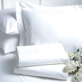 V200 80/20 Cotton Rich Percale Plain Flat Sheet