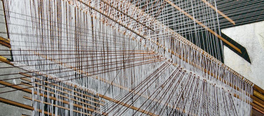 Silk Weaving Process